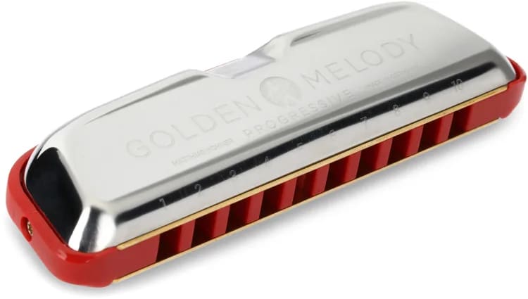 Golden Melody Key of C Diatonic Harmonica Version 2 Hohner