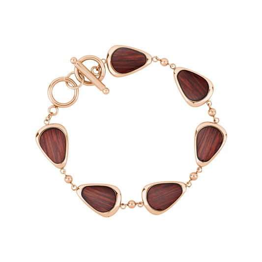 Jarrah Drop Bracelet - Rose Gold