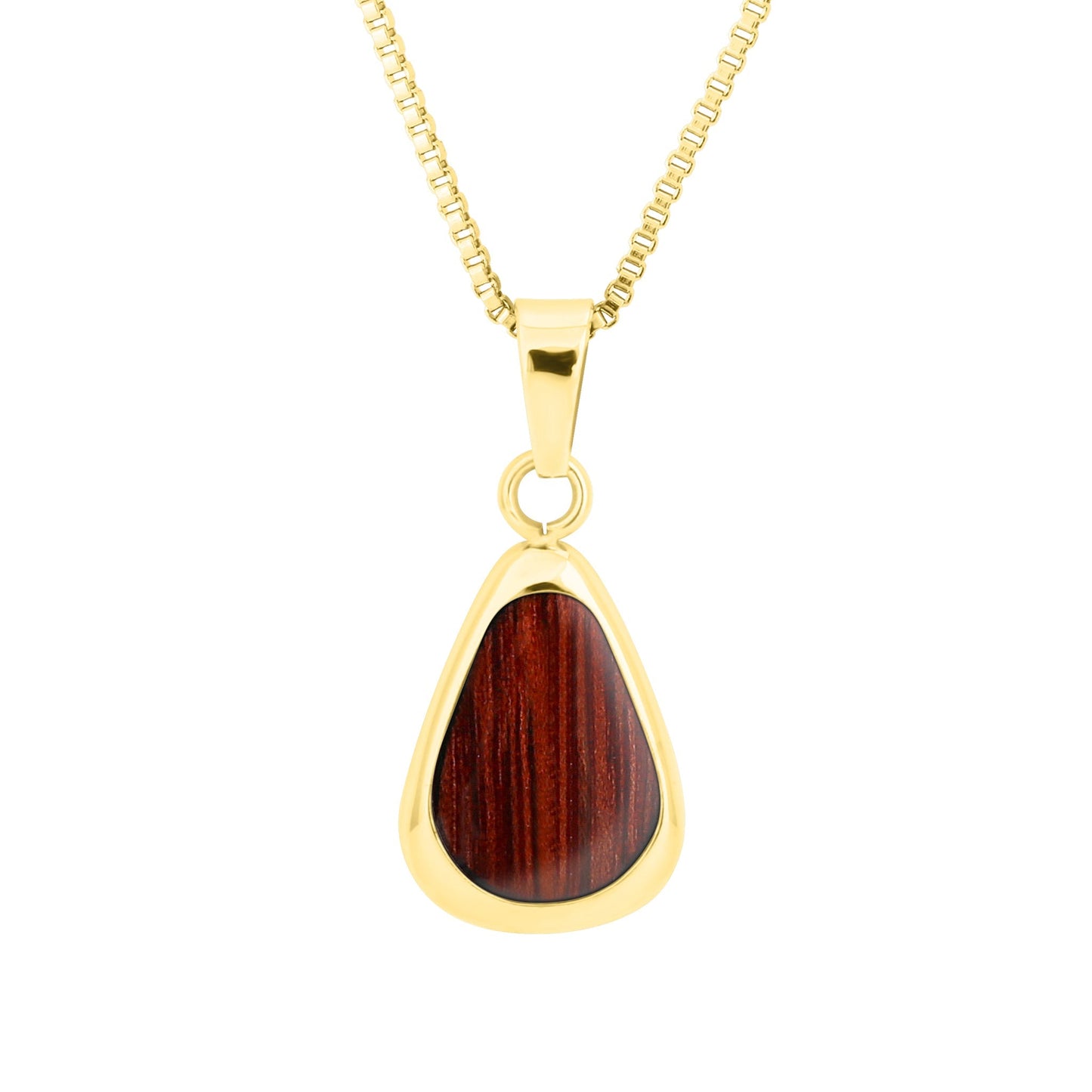 Jarrah Drop Necklace - Yellow Gold