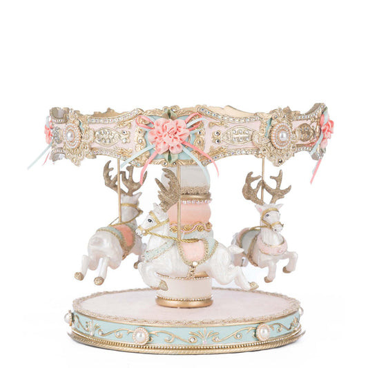 Joyeux Noel Carousel Cake Plate by Katherine's Collection
