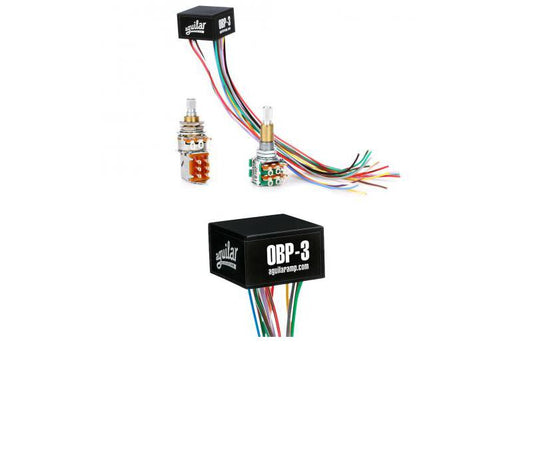 Aguilar 3-band Stacked Boost/Cut Onboard Bass Preamp OBP-3SKPP