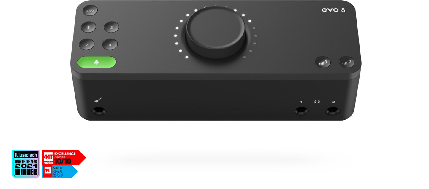 USB Audio Interface 24-bit/96kHz Audio Interface Audient EVO 8
