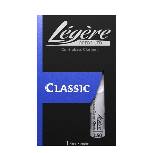 Legere Contra Bass Clarinet Classic Reed Strength 2.50-NEW
