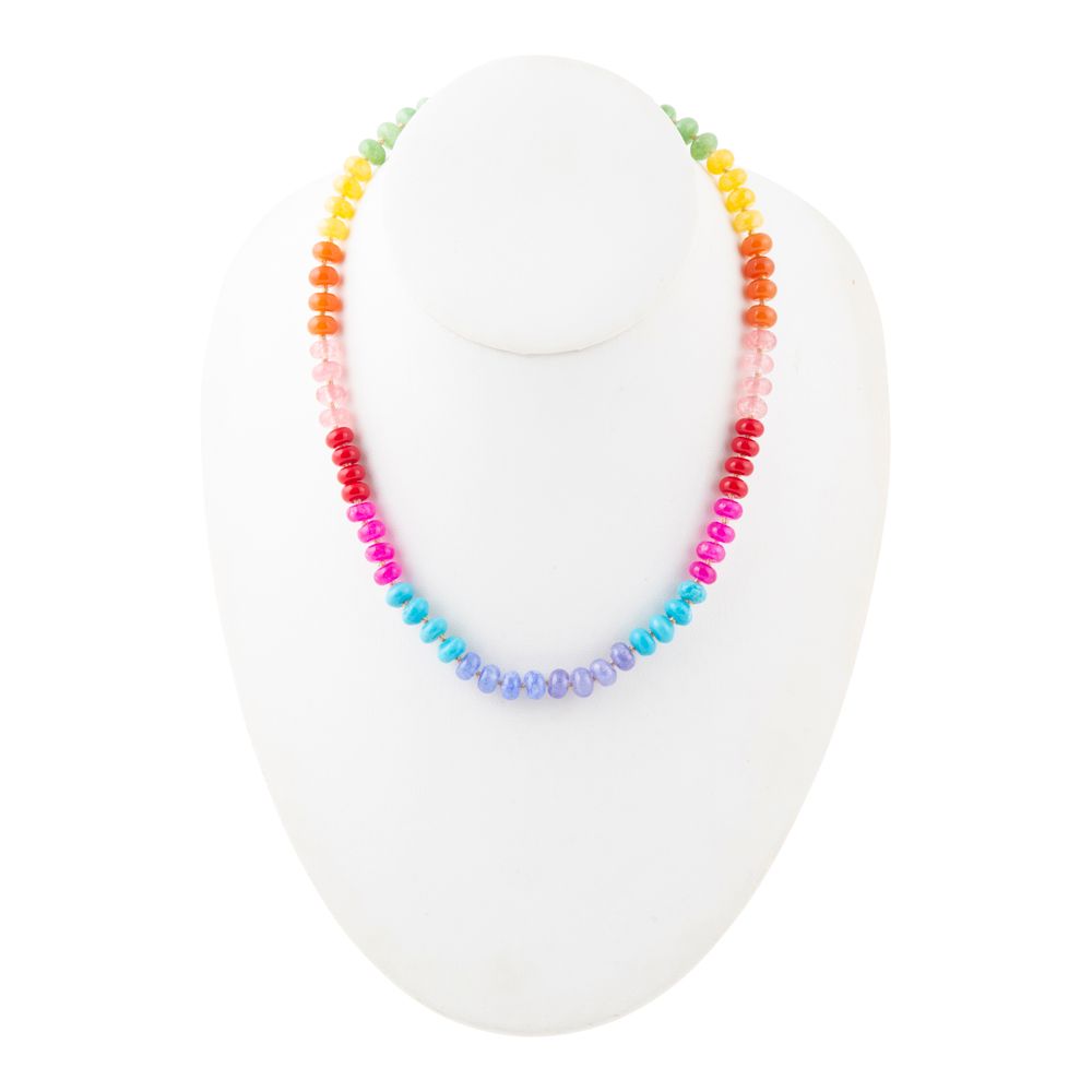 Kaleidoscope Multistone Strand Necklace
