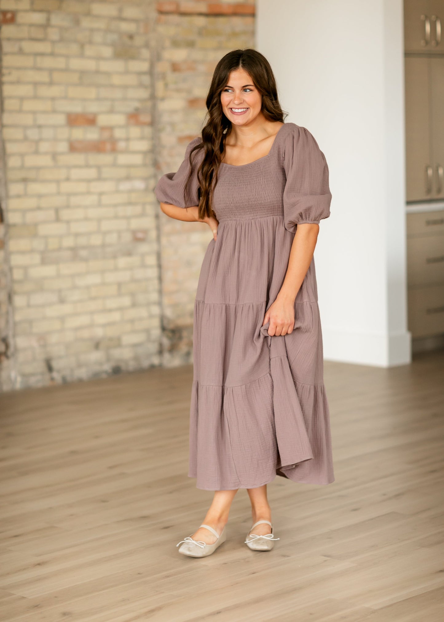 Kayleen Gauze Maxi Dress