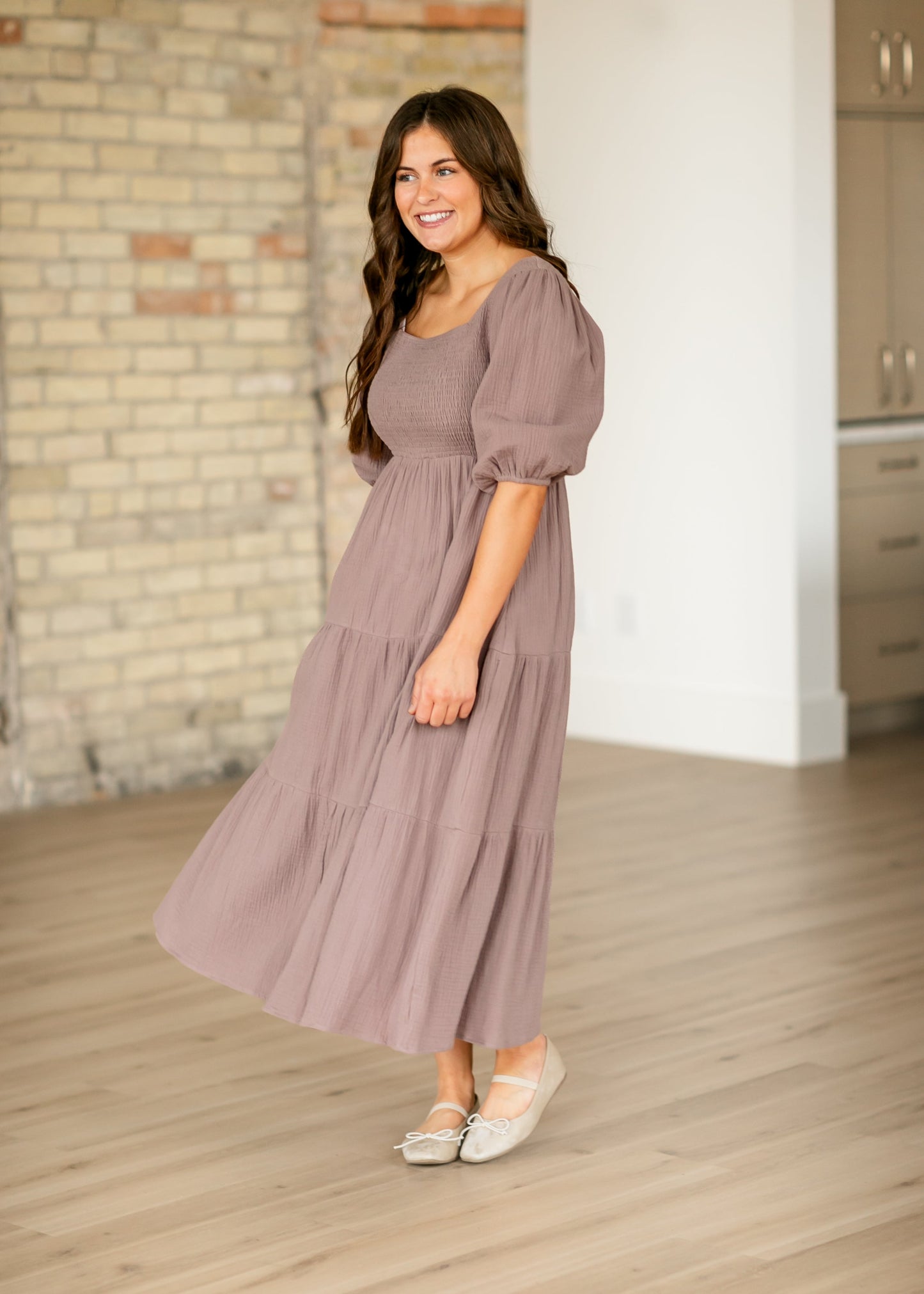 Kayleen Gauze Maxi Dress
