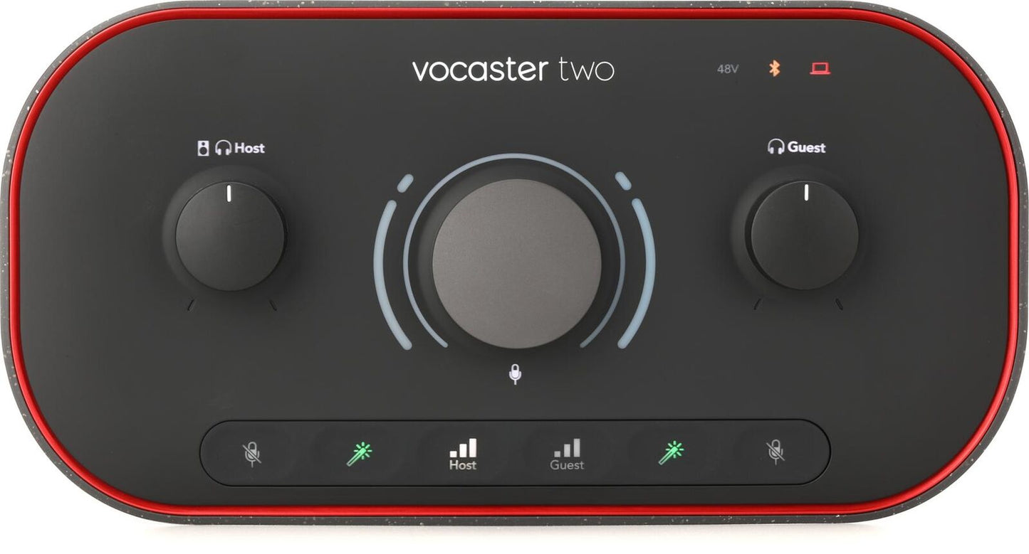 Focusrite Vocaster Two USB-C Podcasting Audio Interface