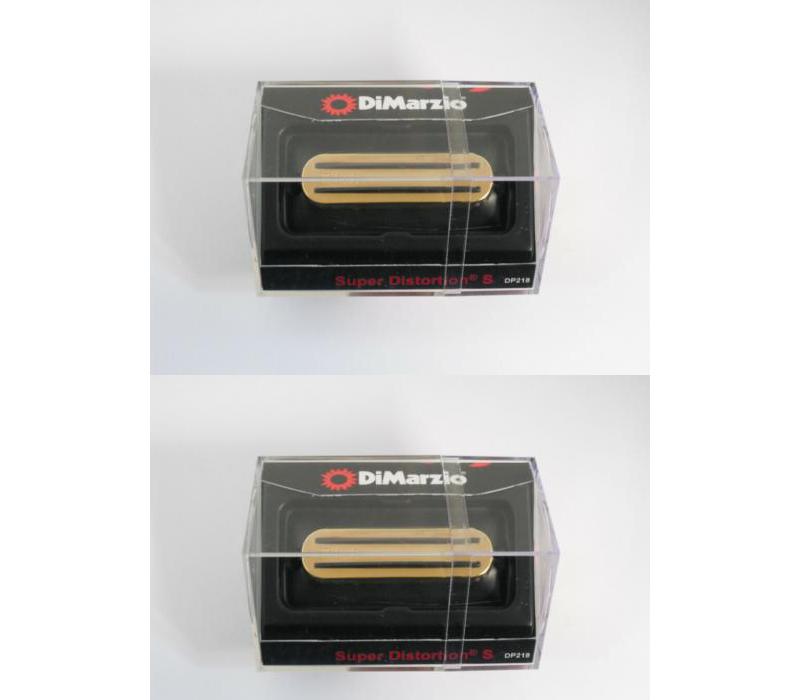 Super Distortion S Single Coil Bridge Pick-up with Gold Cover DiMarzio