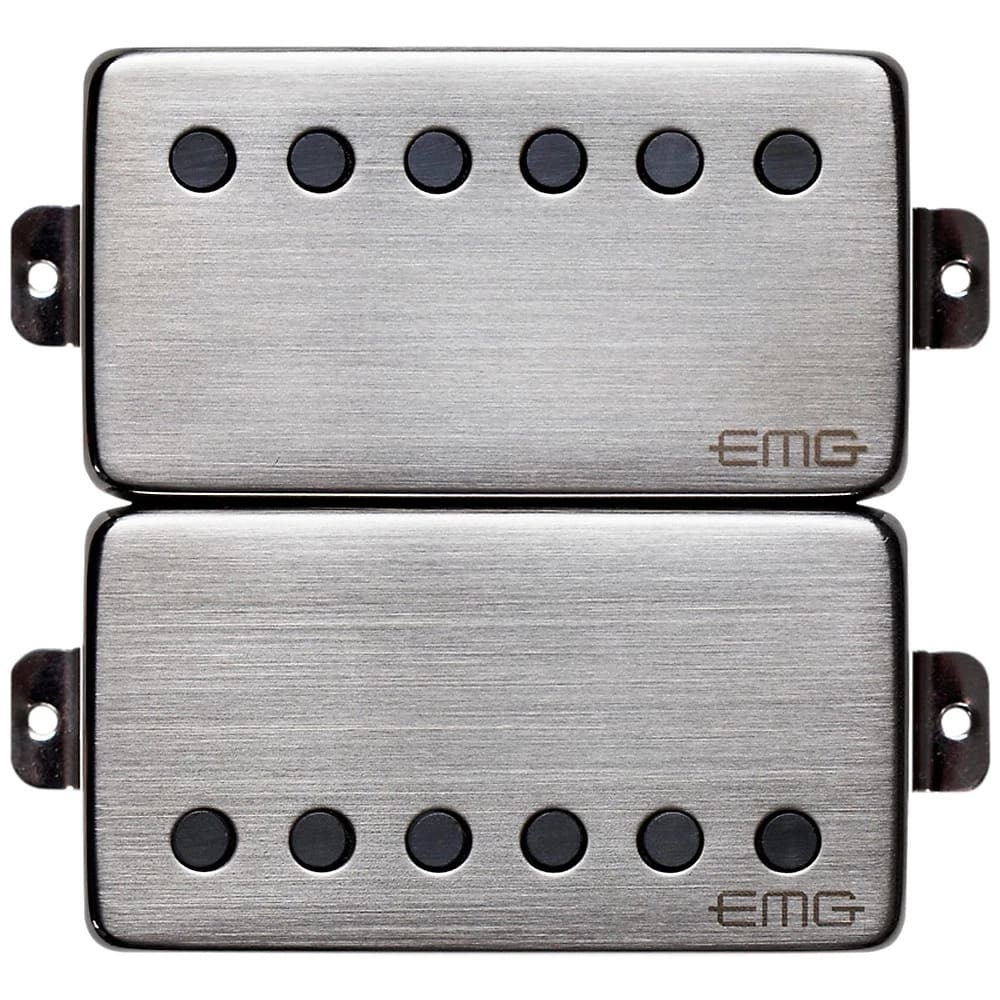 EMG 57/66 Brushed Chrome Bridge Humbucker Pickup Set EMG