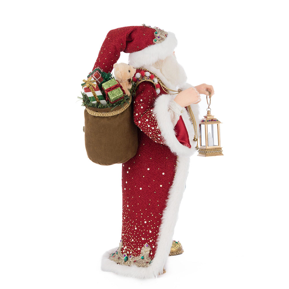 King Christopher Claus with Lantern Tabletop by Katherine's Collection