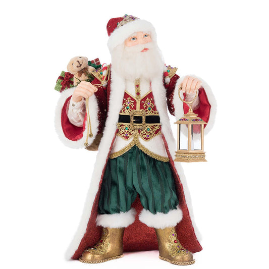 King Christopher Claus with Lantern Tabletop by Katherine's Collection