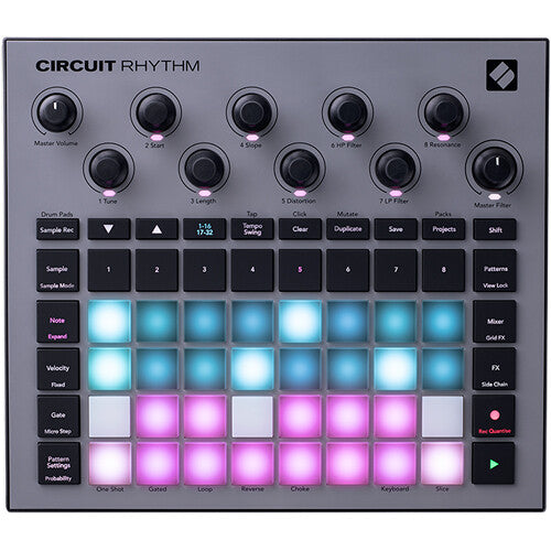 Novation Circuit Rhythm Portable Groovebox and Standalone Sampler