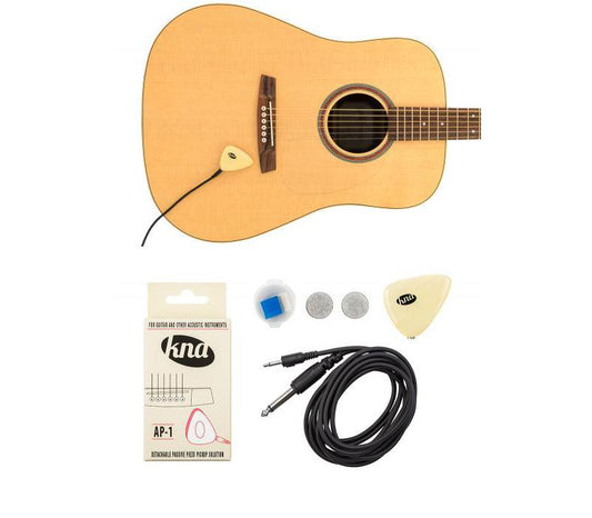 KNA AP-1 Universal Stick-on Piezo Acoustic Instrument Pickup-NEW
