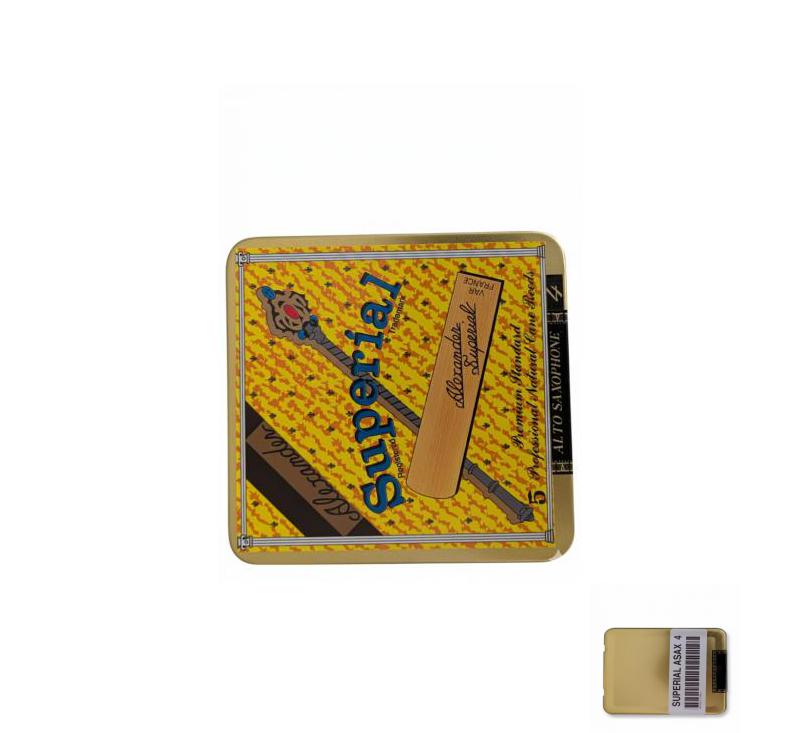 Alexander Reeds Superial 4.0 Alto Saxophone Reeds 5-Pack