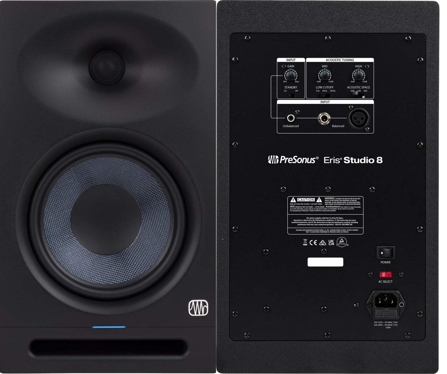 PreSonus Eris Studio 8 8-inch Powered Studio Monitor