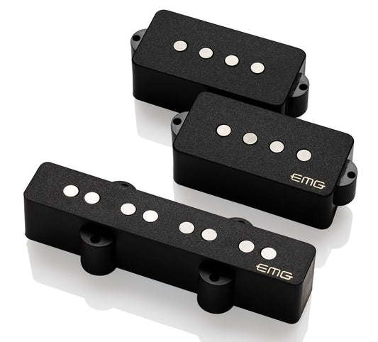 P/J Bass Pickup Set Black EMG GZR-PJHZ Geezer Butler Signature