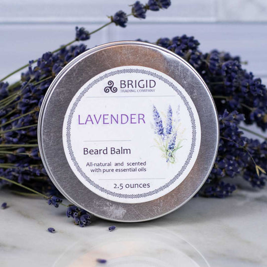 Lavender Natural Beard Balm with Shea Butter and Beeswax