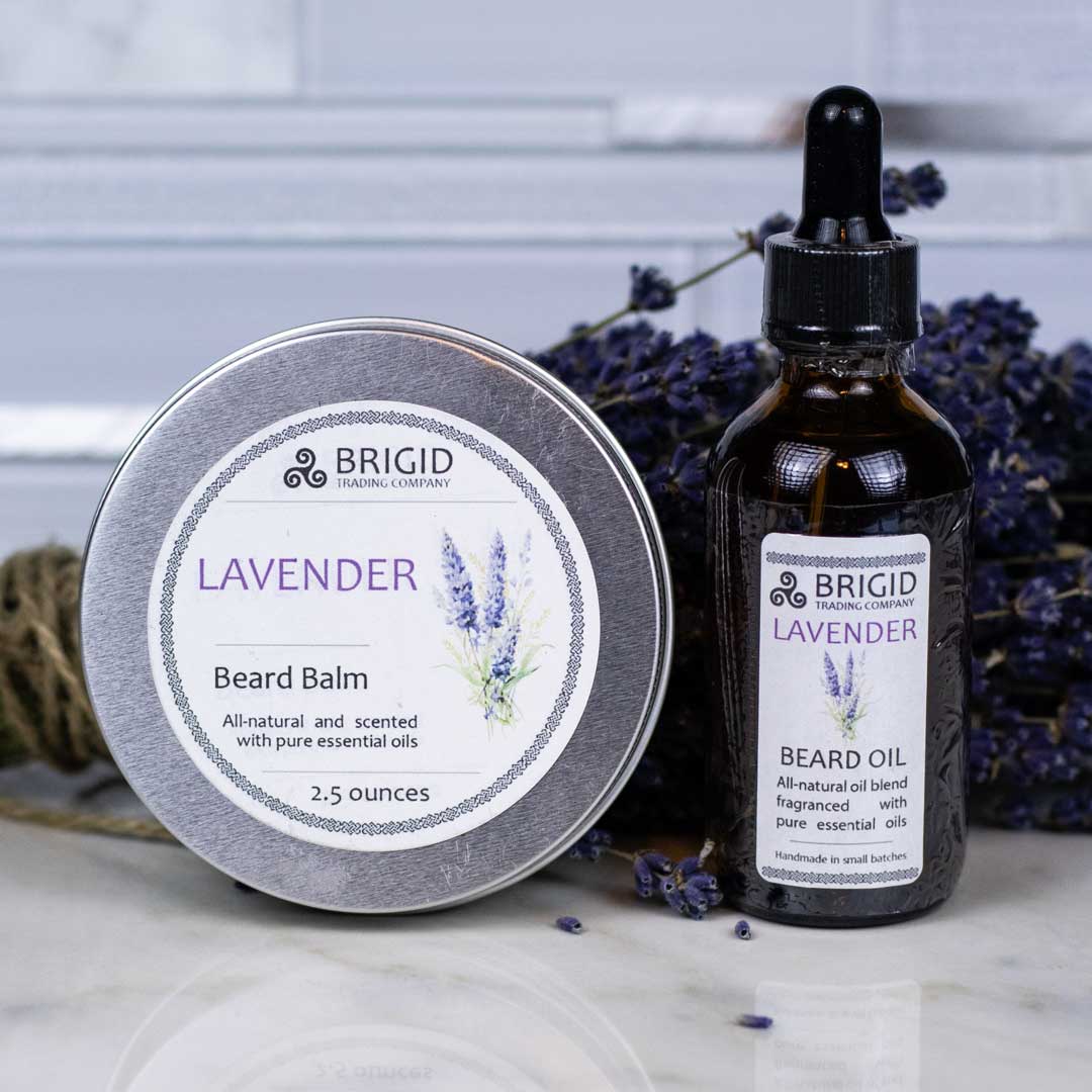 Lavender Natural Beard Oil Soothing Beard Oil Brigid Trading Company