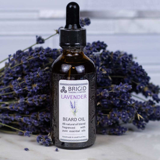 Lavender Natural Beard Oil Soothing Beard Oil Brigid Trading Company