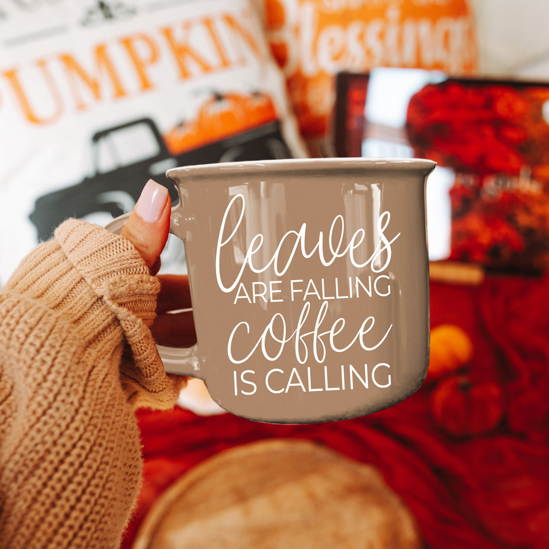 Leaves Falling Mug