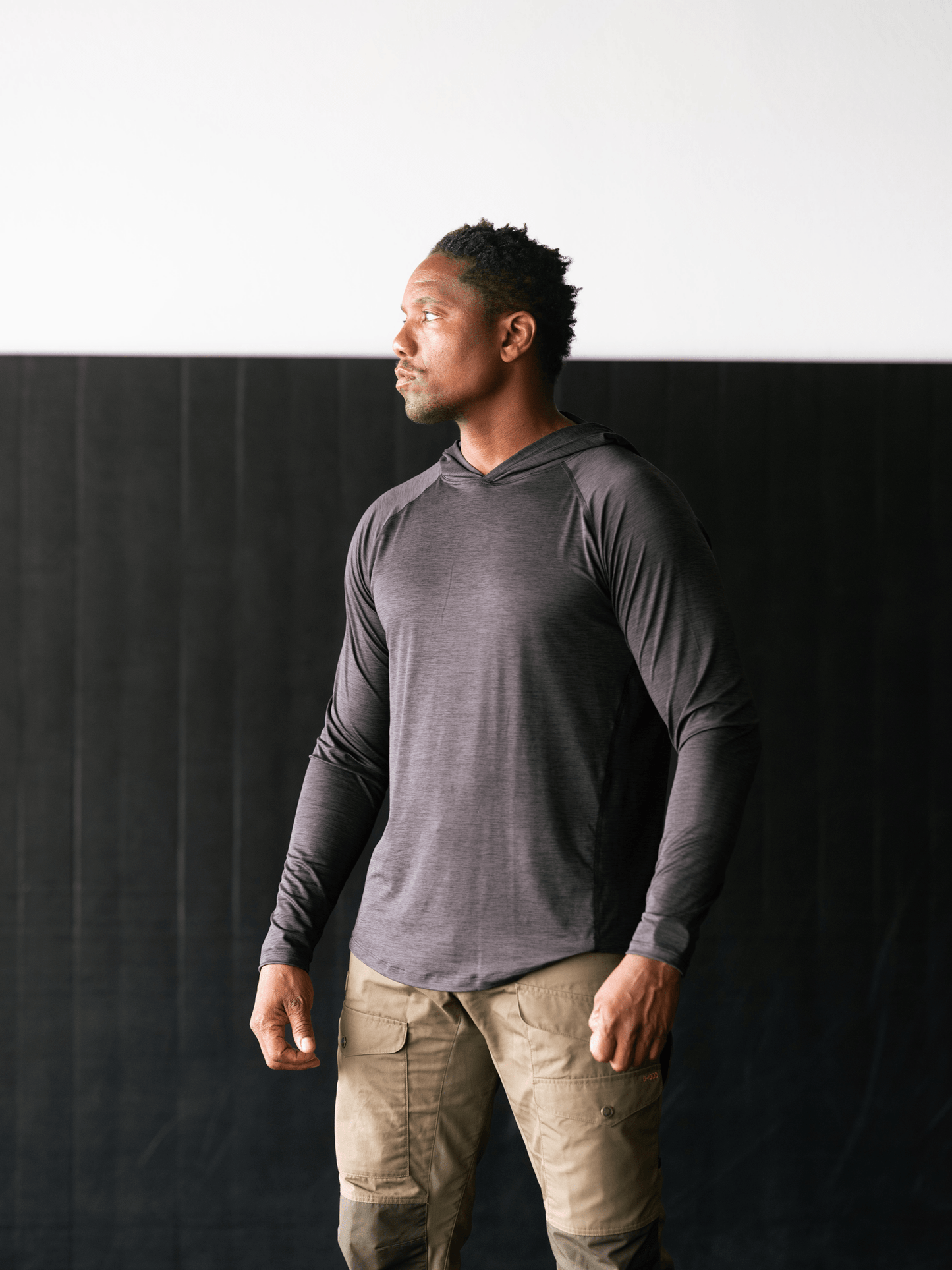 Sun Protection Midnight Grey Hoodie Legacy