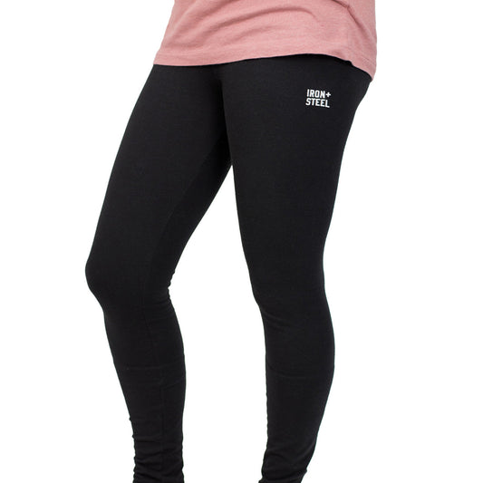 Cotton Spandex Comfortable Women's Leggings Made in USA