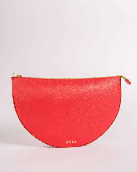 LEYA Red Clutch Leather Accessory