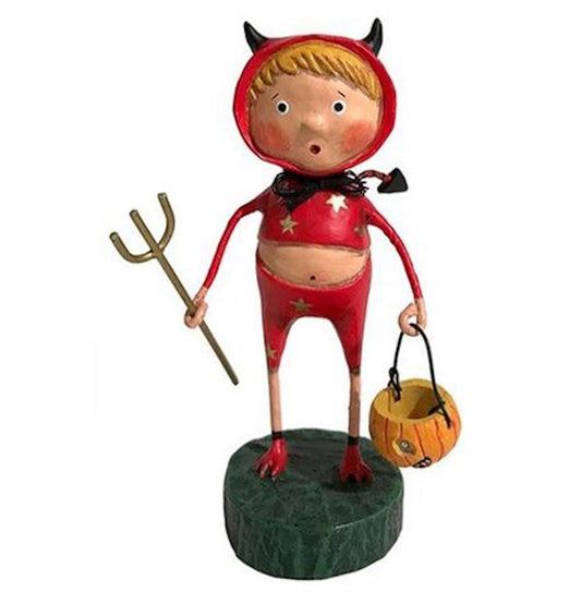 UNBOXED Lil' Devil Halloween Figurine by Lori Mitchell - RETIRED
