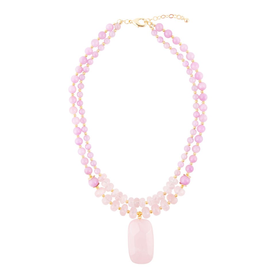 Lilac Jade Statement Necklace