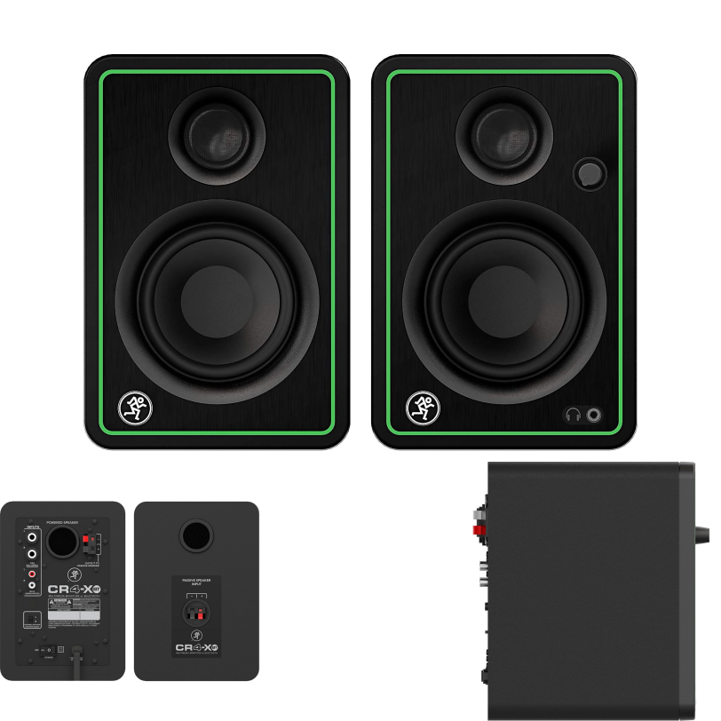 Mackie CR4-XBT Bluetooth Enabled 4' Multimedia Monitors Creative Reference Series
