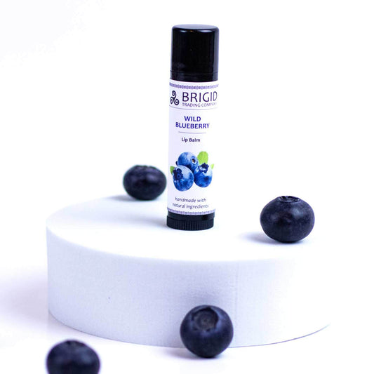 Blueberry Natural Lip Balm with Shea and Mango Butter