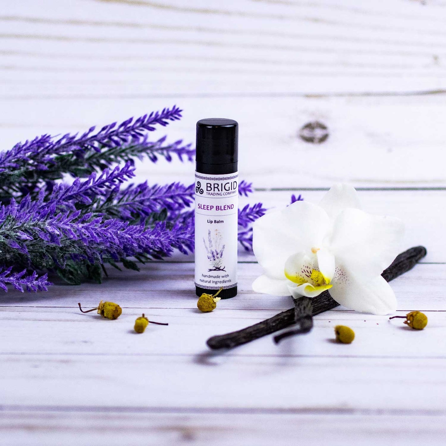 Sleep Blend Natural Lip Balm Lavender, Chamomile, and Vanilla