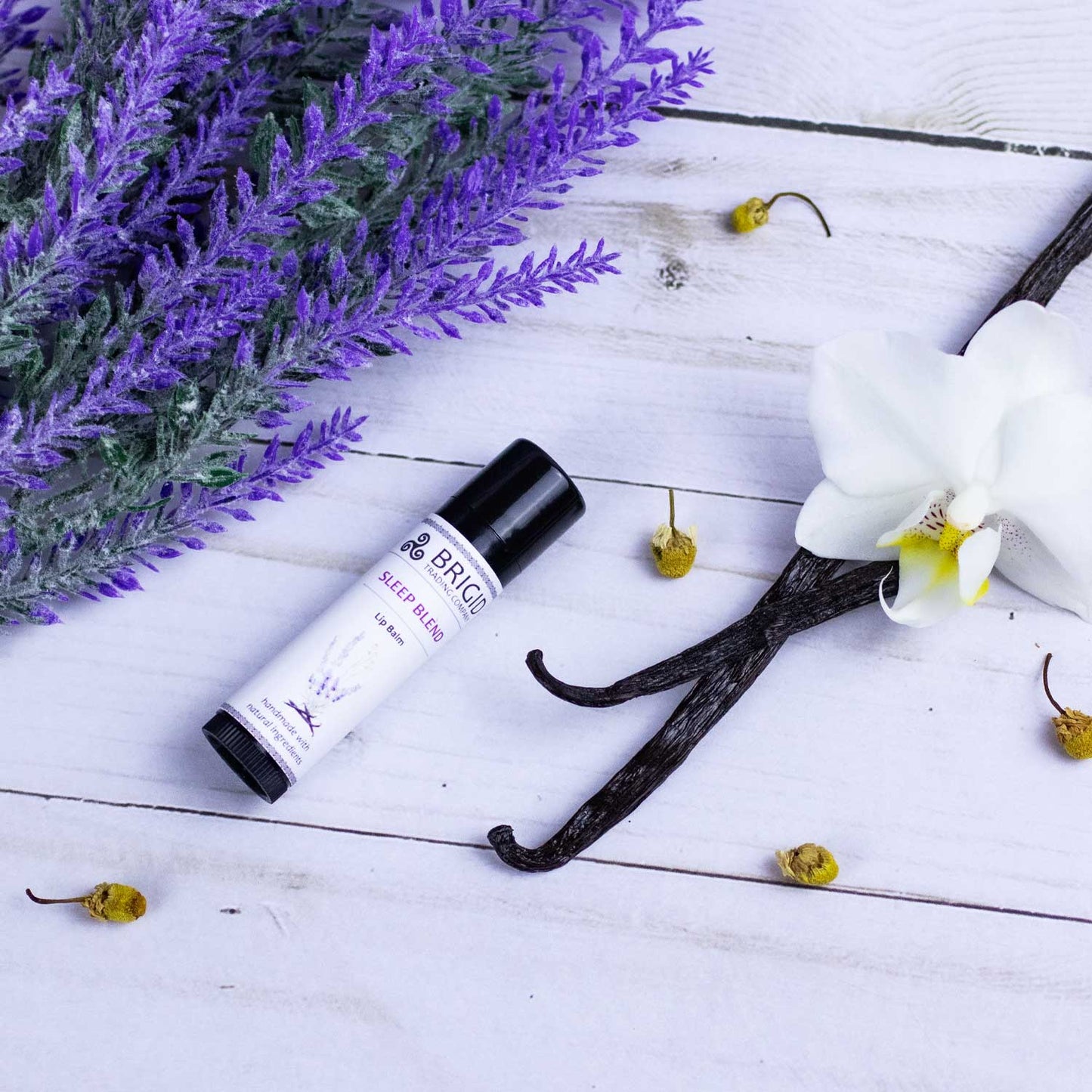 Sleep Blend Natural Lip Balm Lavender, Chamomile, and Vanilla