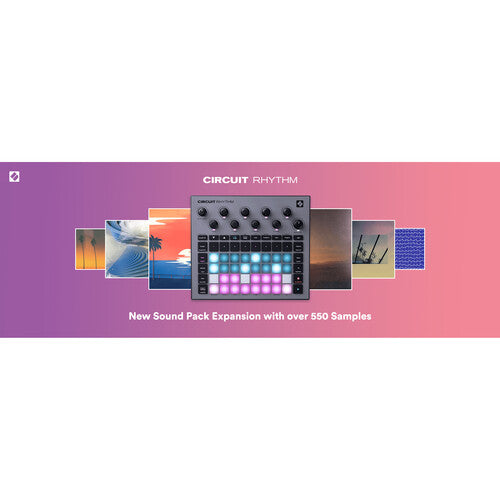 Novation Circuit Rhythm Portable Groovebox and Standalone Sampler