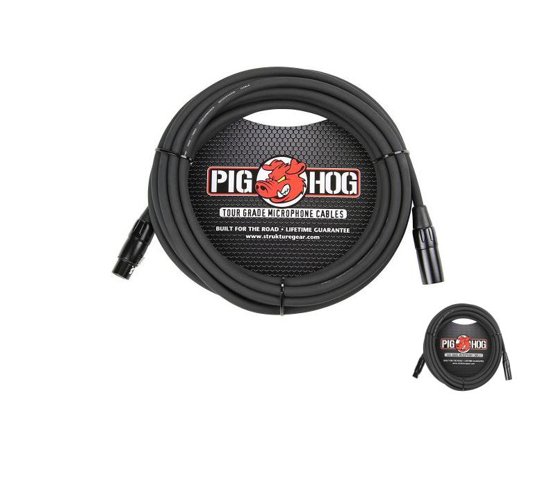 Microphone Cable 8mm High Performance 25 Ft Pig Hog PHM25 XLR