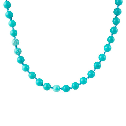 Love Knots Blue Turquoise Necklace