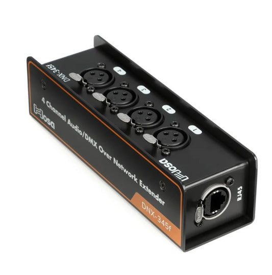 Hosa DNX-345F 4 Channel DMX AES Analog Audio Extender