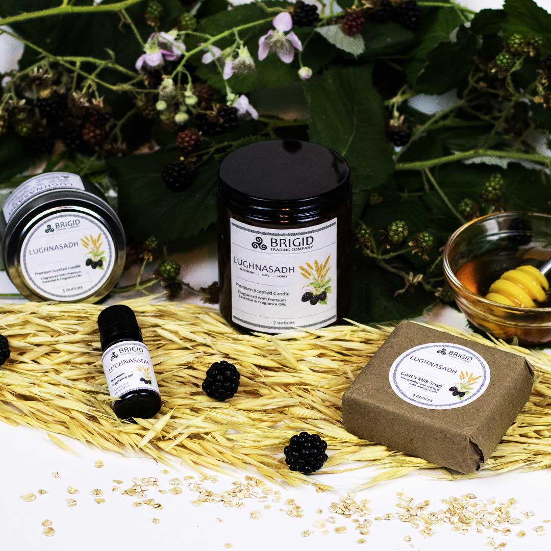 Natural Fragrance Blackberry Oats Honey Roller Lughnasadh by Brigid Trading Company
