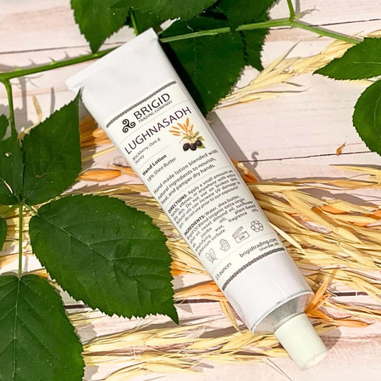 Natural Hand Lotion Blackberries Oats Honey Lughnasadh Brigid Trading Company