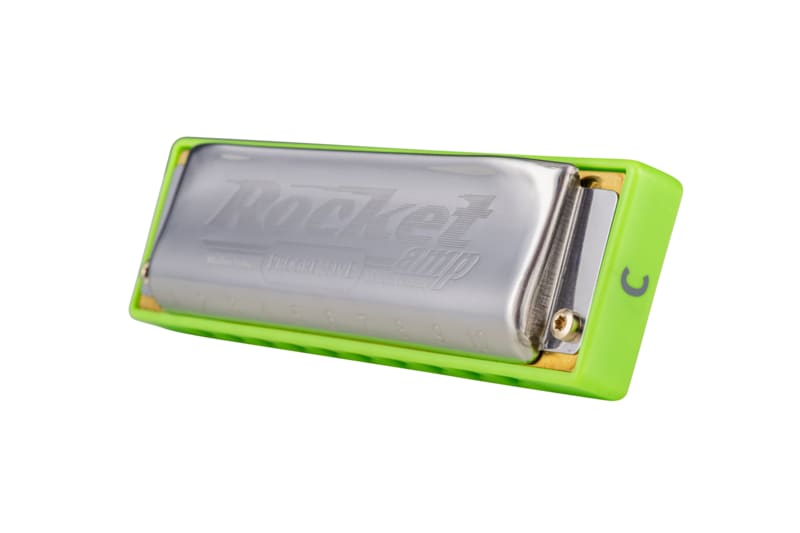 Hohner Rocket Amp Harmonica C Major Closed Ergonomic Cover Harmonica