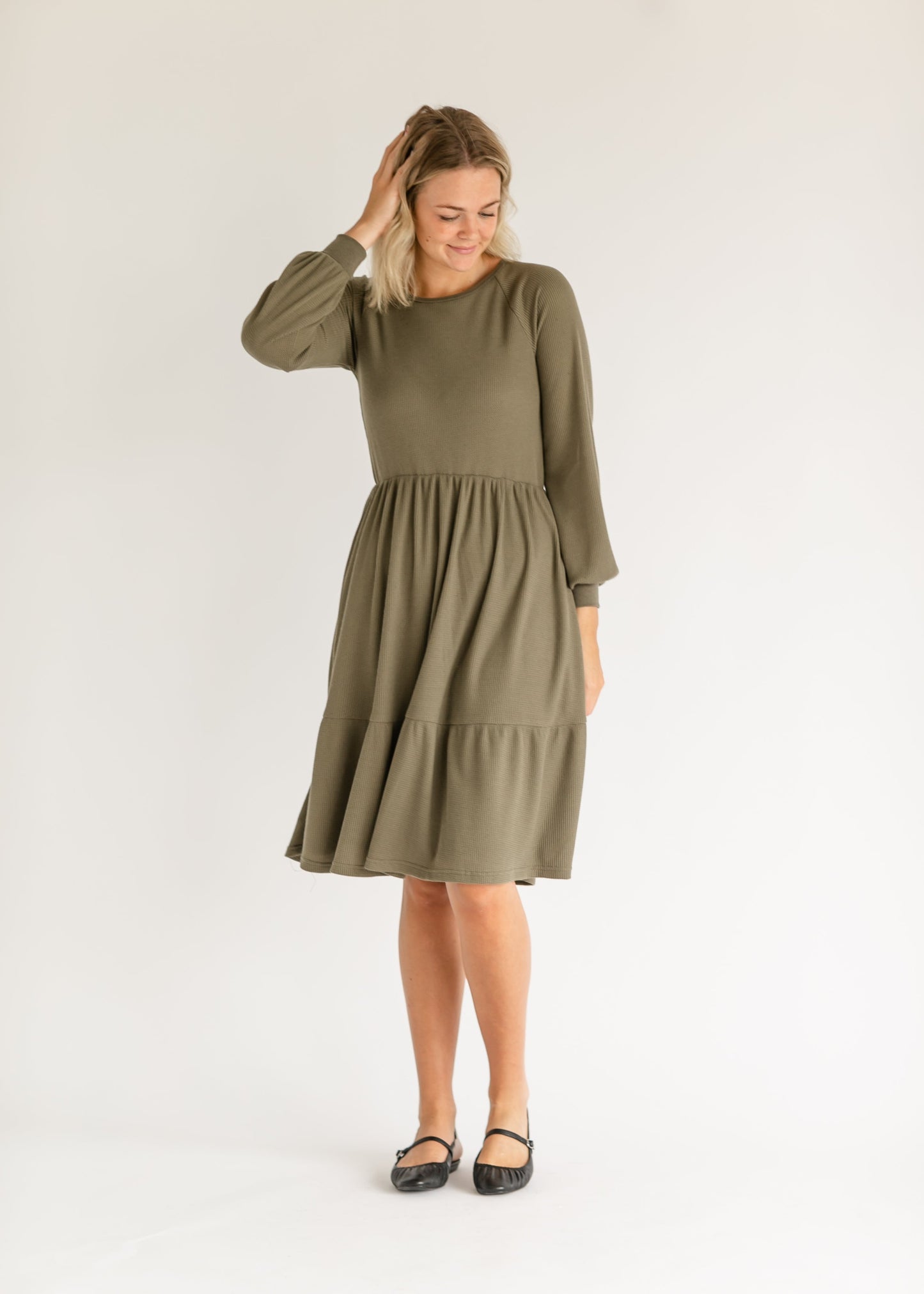 Luna Tiered Midi Dress