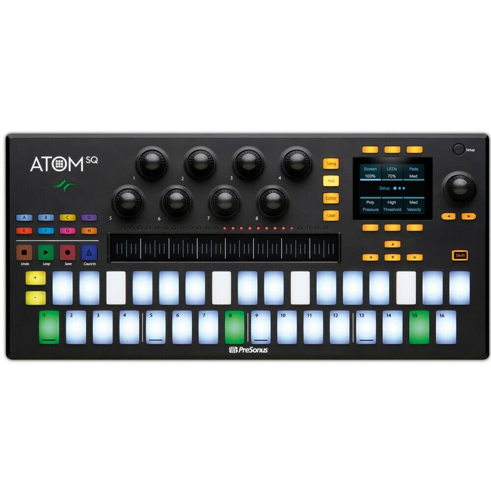 Hybrid MIDI Keyboard Pad Performance Controller Presonus Atom SQ