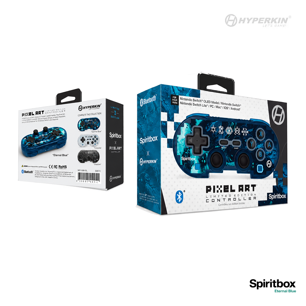 Pixel Art Wireless Bluetooth Controller Official - Spiritbox