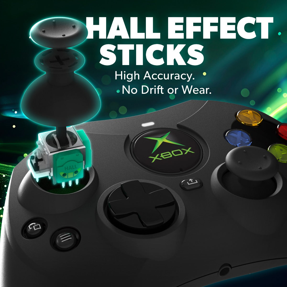 DuchesS Wired XBOX Controller - Black