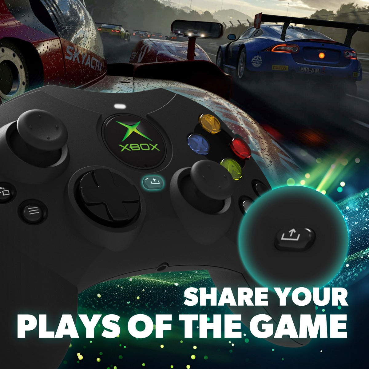 DuchesS Wired XBOX Controller - Black