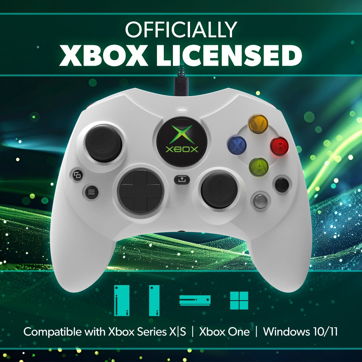 DuchesS Wired XBOX Controller - White