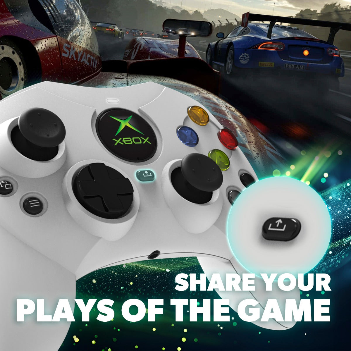 DuchesS Wired XBOX Controller - White