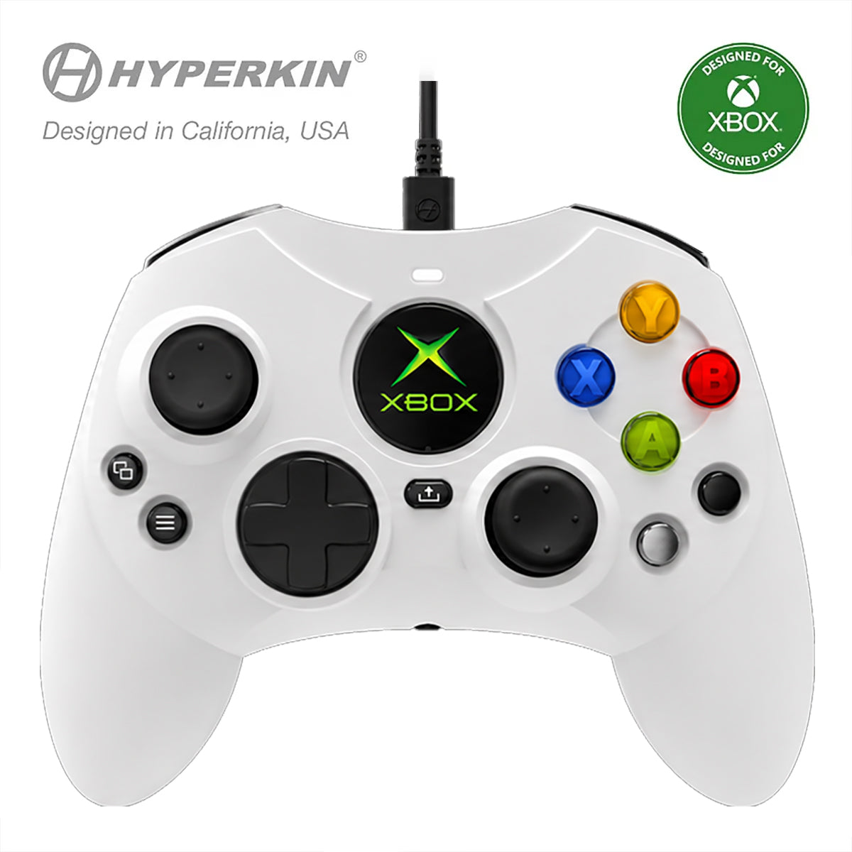 DuchesS Wired XBOX Controller - White