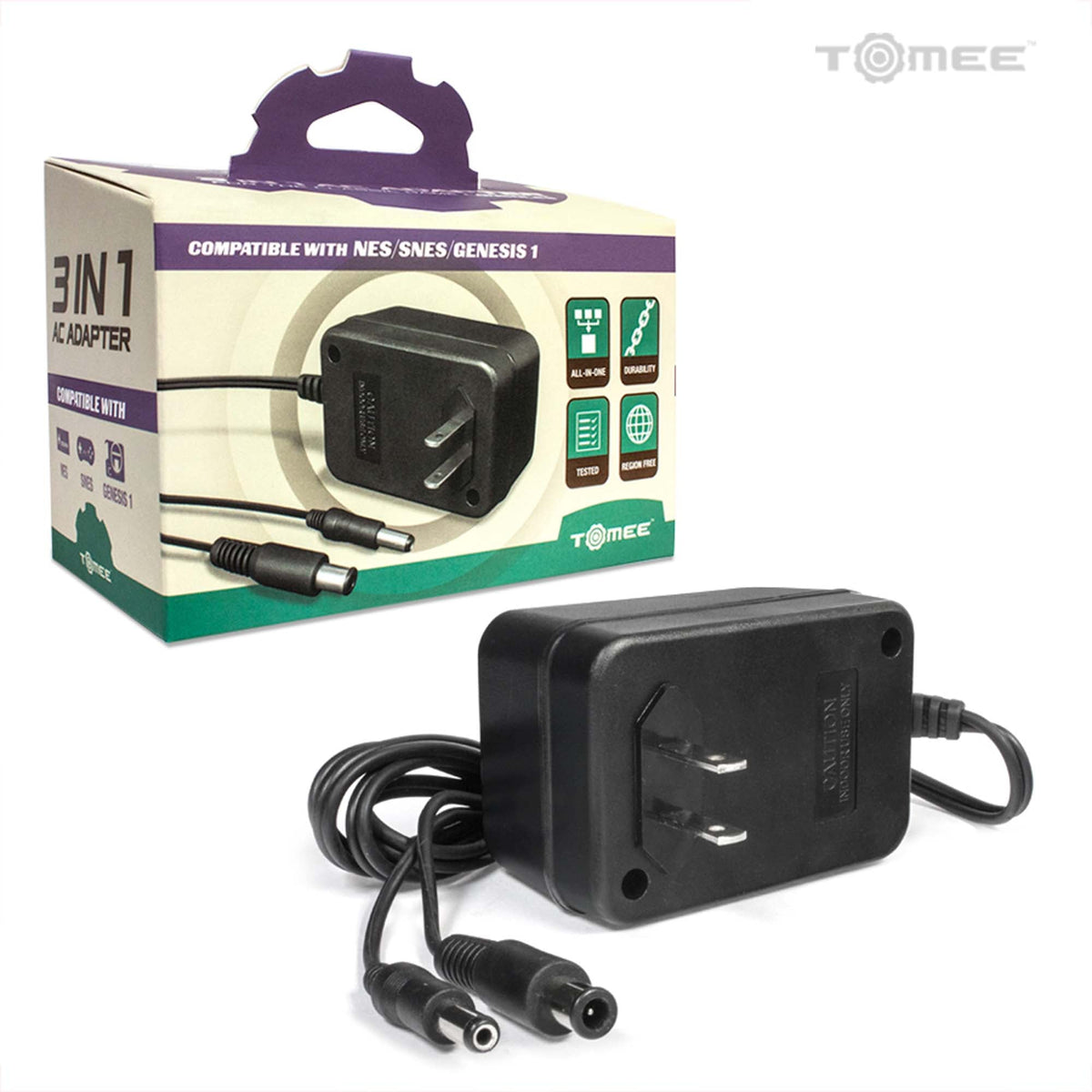3-in-1 Universal AC Adapter