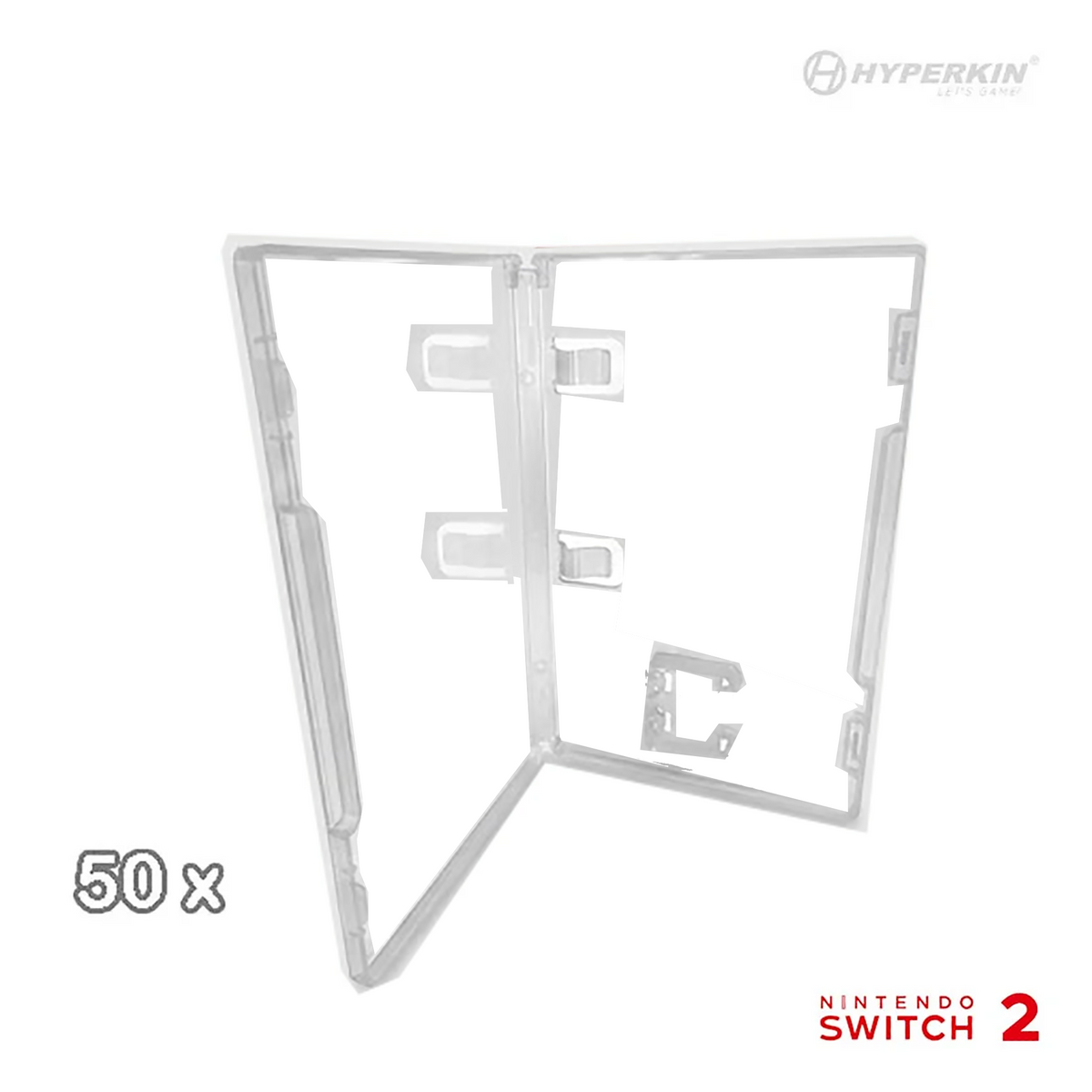 Hyperkin 50x Game Case for Nintendo Switch® - Clear